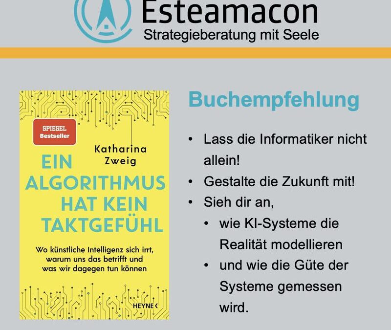 📚 Lesenswert: „Ein Algorithmus hat kein Taktgefühl“ 📚